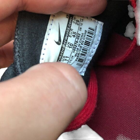 Rare 2014 Nike Sb Stefan Janoski Mid Warmth Black Red Size 11 - Picture 15 of 15